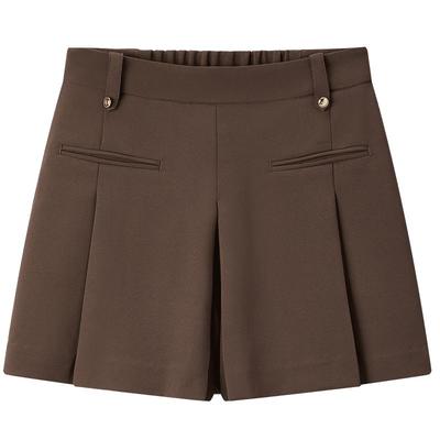 Peacebird Women's High-Waist Commuter Shorts