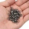 Stainless Steel Splitter Swivel Ring Rolling Solid Ring Fishing Swivel Fishing Line Connector