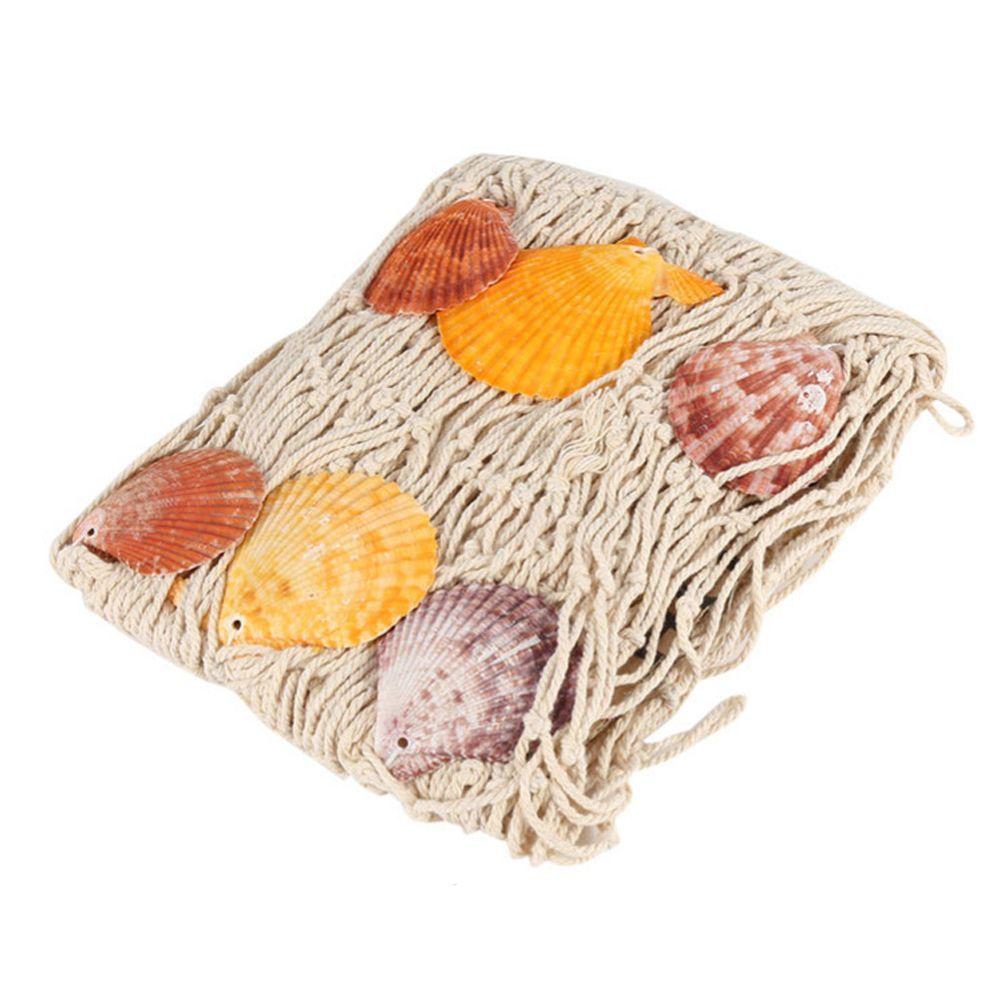 Ornaments Sea Shell Starfish Shell Nets Home Wall Decor Mediterranean Style Decorative Fishing Net