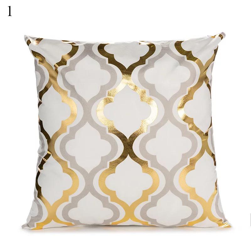 light gold cushions