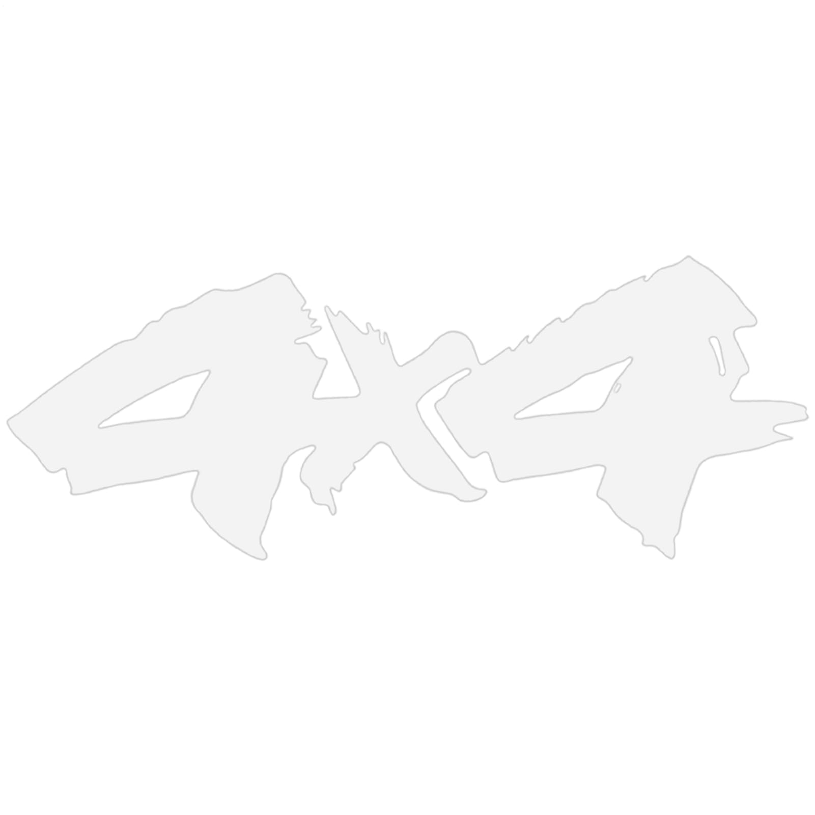 

Наклейка 4x4 для грузовика, Наклейка 4x4 для автомобиля - Креативный солнцезащитный аксессуар 4x4, Наклейка для автомобиля 4x4 Please refer to the description белый