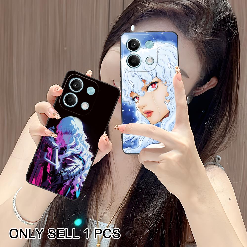Anime Griffith Phone Case for POCO M7 M6 M5 M4 M3 X7 X6 X5 X4 X3 Pro GT 5G Soft TPU Shockproof Cover
