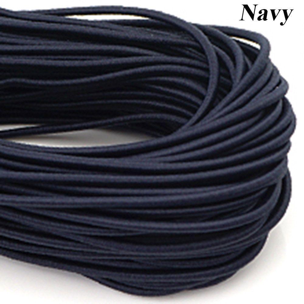 3mm 10m New DIY Line Craft Sewing Rope Round Rubber Colorful Elastic Band