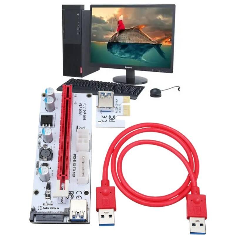 Card Converter Graphics Usb Extension Cable Adapter Computer Tool Accessory