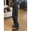 Women's Plus Size High Waist Wide Leg Jeans - Autumn/Winter Casual Loose Straight Leg Pants