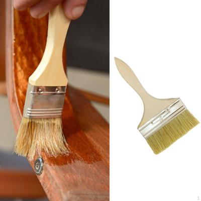Household Paint Brush Flat Fence Stain Painting Brushes for Watercolor