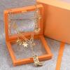 Simple Necklace Fashion Irregular Various Pendant Necklace Neck Jewelry Perfect for Youthful Couple or Close Friend