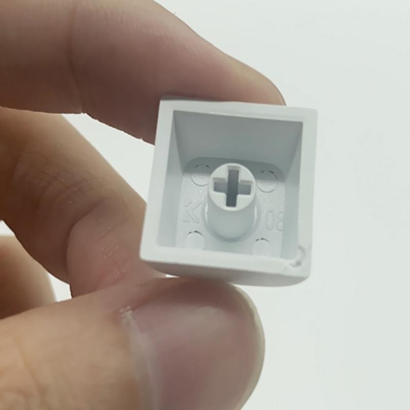 PBT-Tastenkappen, 68 Tasten, minimalistisches weißes Blanko-Tastenkappen-Sublimations-Tastenkappen für AK680 RK68 DK68 Tastaturlayouts