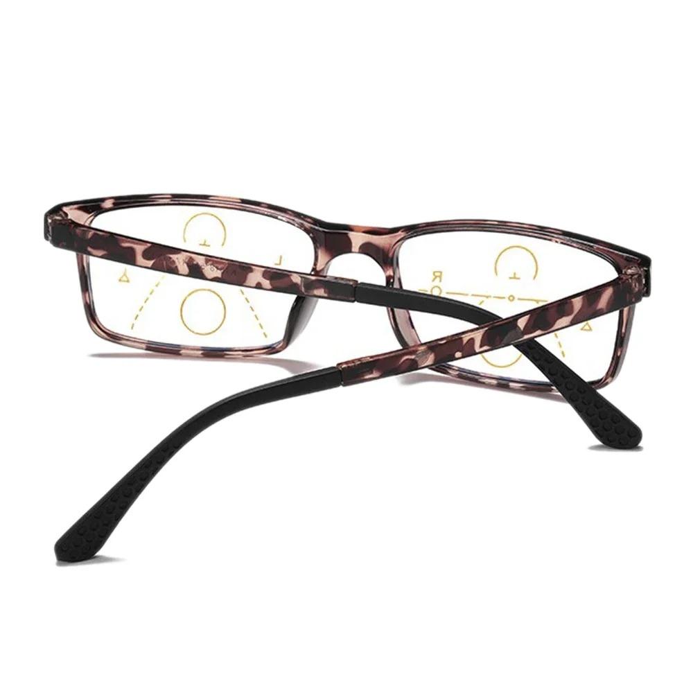 Intelligent Multifocal Progressive Reading Glasses for Men Women Near and Dual-use Anti-Blue Light Eyewear