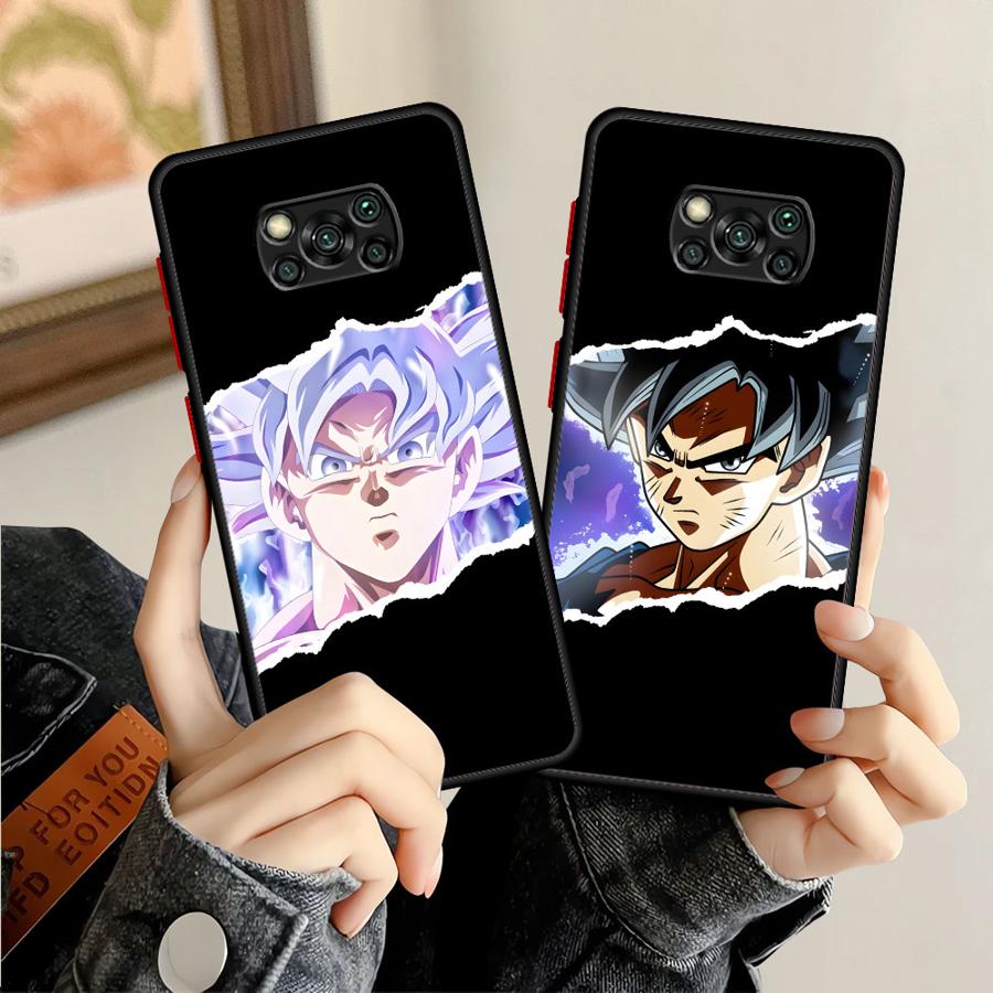 Dragon Ball Fashion Goku Back Phone Cover Case for Xiaomi Poco X3 NFC F3 C50 M5s C51 C40 X3 X4 X5 Pro