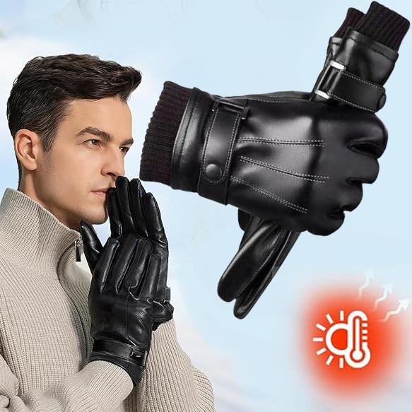 Winter Cycling Gloves Men's Motorcycle Winter Outdoor Waterproof And Cold Protection Pile Thick Riding Electric Car Warm Gloves