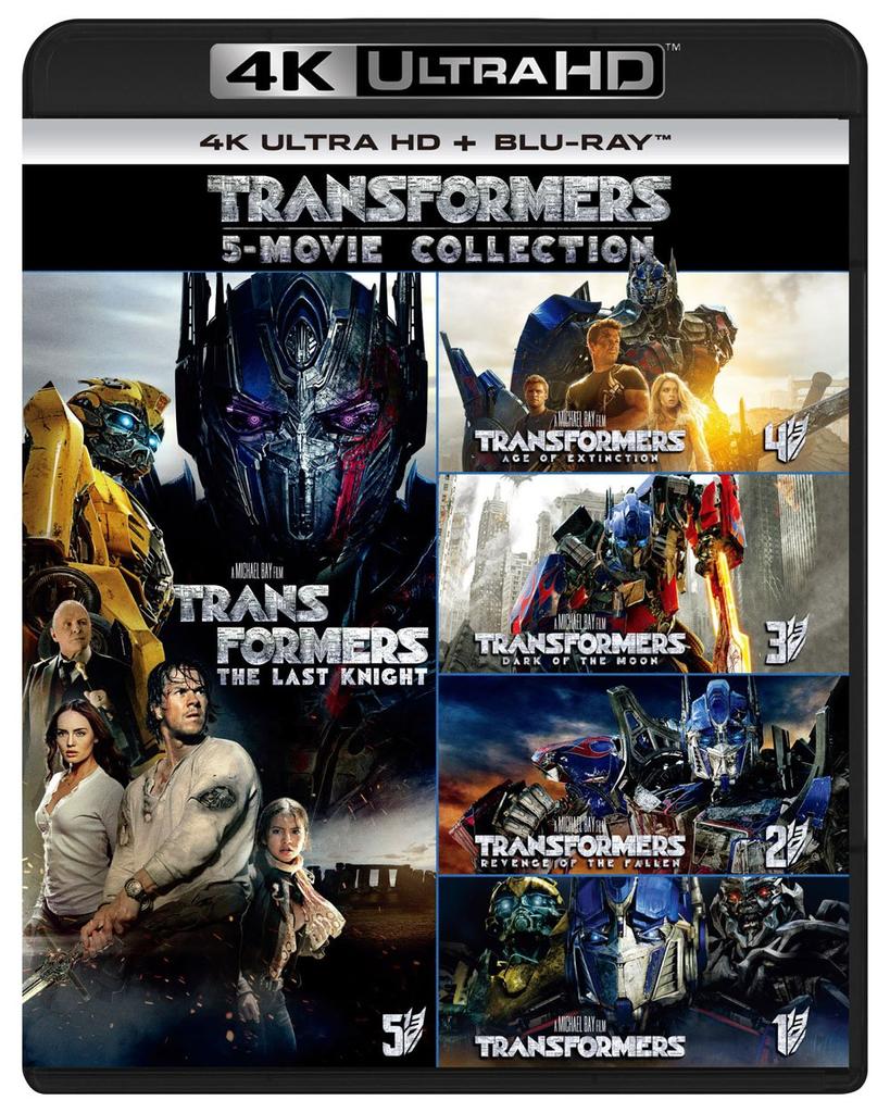 Transformers 5 Movie Collection ULTRA HD ULTRA HD (4K + Blu-ray Set) [4K + Blu-ray]