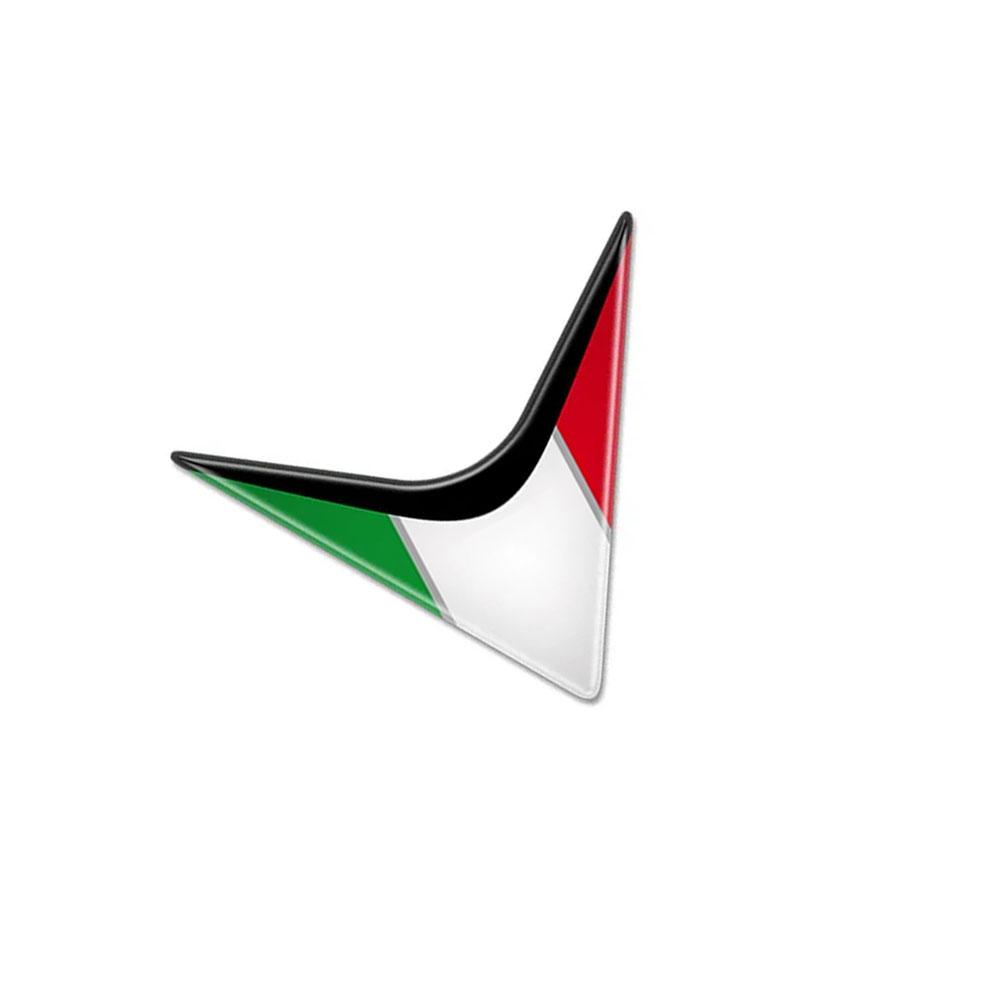 3D Refletive Italy Flag Car Emblem Badge Sticker Motorcycle Decals Fit for Aprilia RS4/RSV4/RS/APR150/SR,Tuono V4,Ducati Waterproof Epoxy Resin Decal