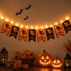 DIY Halloween Hanging Banner Creative Halloween Decorations Halloween Light-Up Banner  Home Decor