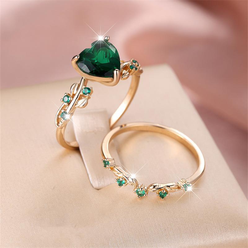 High-End Oil Drop Painted Butterfly Ring Women'S Foreign Gas Diamond High-End Ring