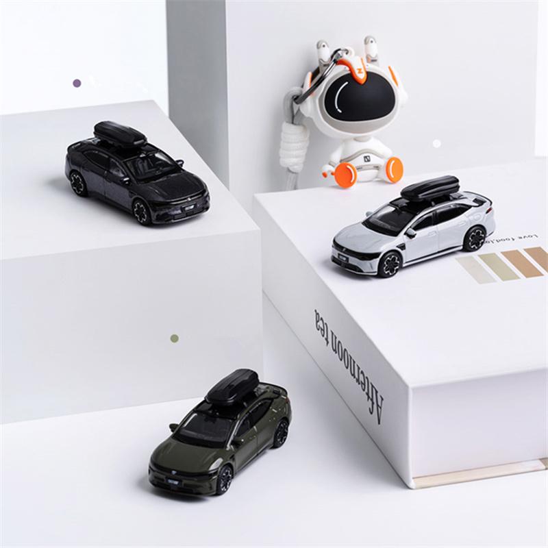 Burago 1:64 ZEEKR 007GT Legierung Kombi Automodell Druckguss Metall Sport Neuenergie Fahrzeug Automodell Simulation Kinderspielzeug Geschenk