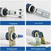 MAL Mini Cylinder Y-type Bracket Mounting Base Flange Connector SDB Foot