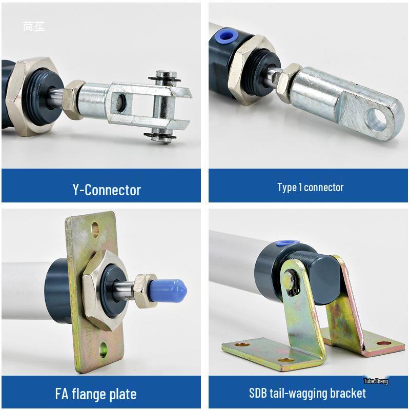 MAL Mini Cylinder Y-type Bracket Mounting Base Flange Connector SDB Foot