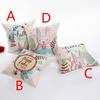 1PC Pillowcase 45x45cm Happy Easter Decorations  Home Easter Rabbit  Pattern Pillow Cover Wedding