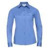 Russell Collection Womens/Ladies Classic Polycotton Easy-Care Long-Sleeved Shirt