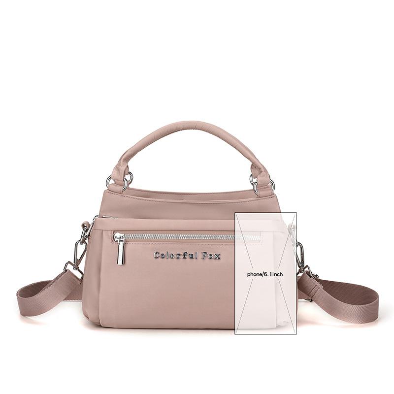 Women's fashion handbag trendy shoulder bag multi-layer anti-splash messenger bag