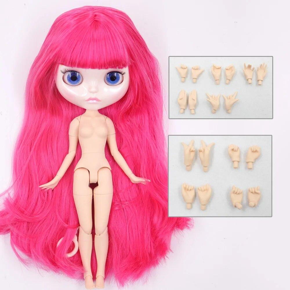 

ICY DBS blyth doll 1/6 bjd toy joint body white skin 30cm toy gift anime doll doll and hands AB