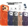 Honeycomb Cooling Heat Dissipation Phone Case For iPhone 17 16 15 14 13 Pro Max 16 Plus 17Pro 17 Air For Magsafe Magnetic Cover