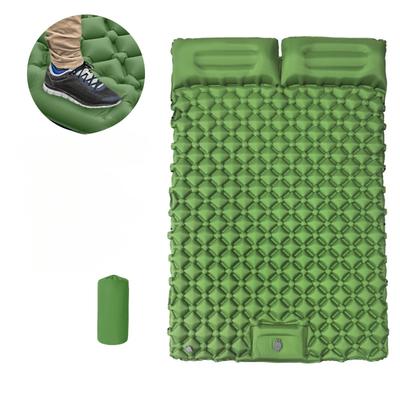1 Stück Outdoor Doppel-Fuß Drauftreten auf Das Neue Rhombus TPU Aufblasbare Matte Zelt Schlafmatte Camping Ultraleicht Tragbar Feuchtigkeitsfeste Matte