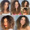12"GoGo Curl Crochet Hair Short Curly Crochet Hair for Women Water Wave Deep Twist Crochet Braids Synthetic Braiding Hair