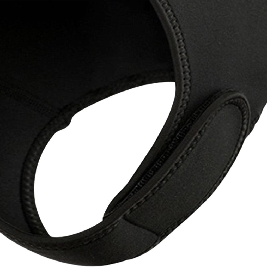 Dickly 2mm Neoprene Wetsuit Hood with Chin Diving Swimming Surfing Cap for Men and and Winter Black Strap, Hood, Cap, Women, Underwater, Snorkeling,