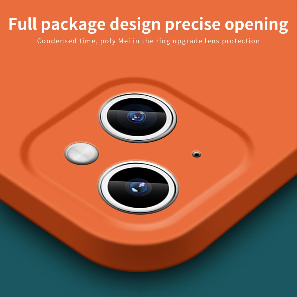 MOFI JK Qin Series Shockproof Matte Case for iPhone 15 Skin-Touch Acrylic+TPU Phone Cover