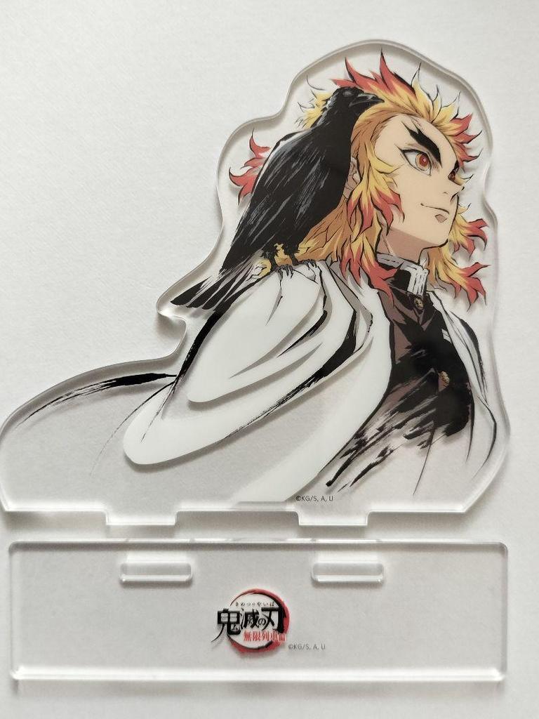 [USED] Demon Slayer: Kimetsu no Yaiba - Mugen Train Arc - Interlude Art Collection - Flame Pillar Rengoku Kyojuro Acrylic Stand Interlude Art