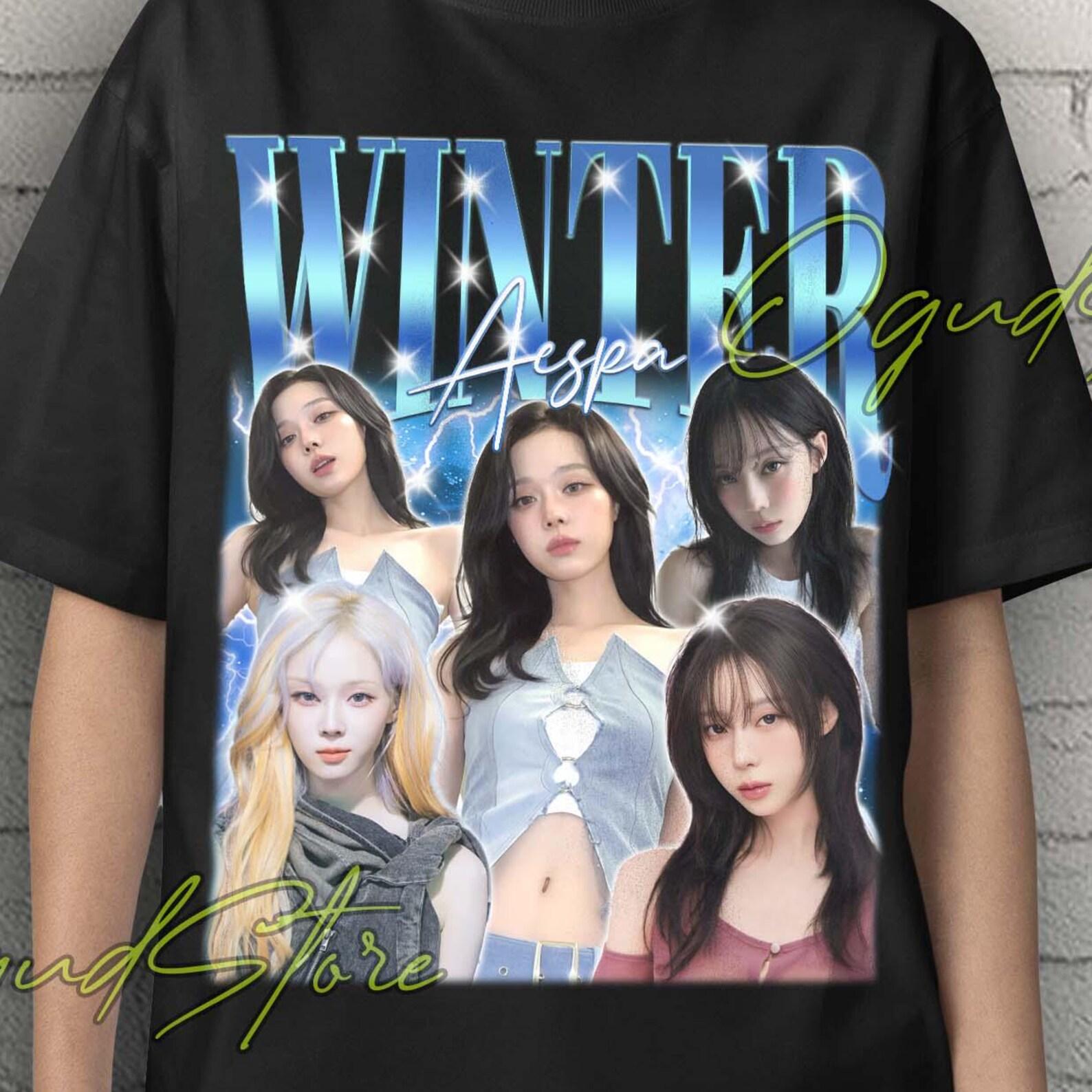 Winter Aespa Tee, Winter Tshirt, Winter Kpop Shirt, Winter Retro Tees, Winter Kpop Singer, Winter Idol Kpop Gift, Winter KPOP, Winter Aespa M