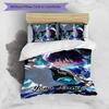3pcs Genshin Impact4 Cover Set - Personalized Name, HD Printed Bedding with 1 Cover and 2 Pillowcases - Perfect for Home Decor, Easy Care