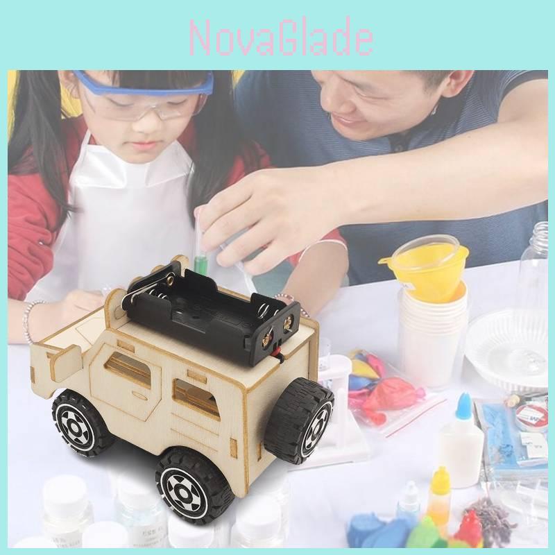 Diy Wooden Science Experiment Kit Educational Toy For Kids Handmade Assembly