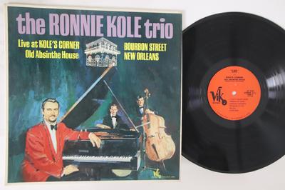 LP Record RONNIE KOLE TRIO - Live At Kole's Corner Old Absinthe  LP0101 VIKO US Pop Used