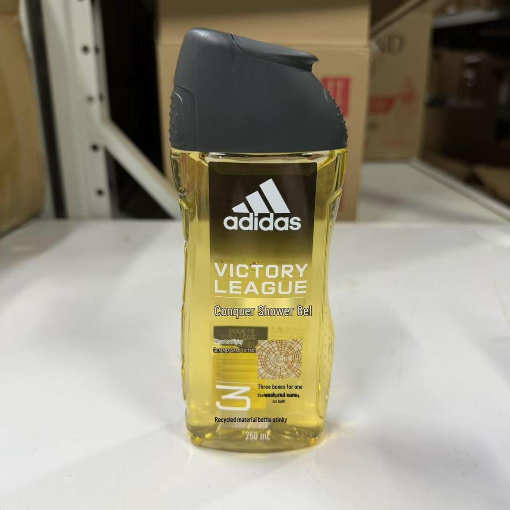 Adidas Men's 3-in-1 Shower Gel, Body Wash & Shampoo, Long-lasting Clean, 250ml
