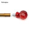 Red Glass Ball Walking Cane Fashion Decorative Luxury Stick Decorative Cane Elegant Fashion Cosplay Alloy Crosier Stick 92cm