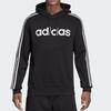 adidas Pullover Hoodie With Fleece Lining For Warmth And Comfort Men Tops Black DQ3096