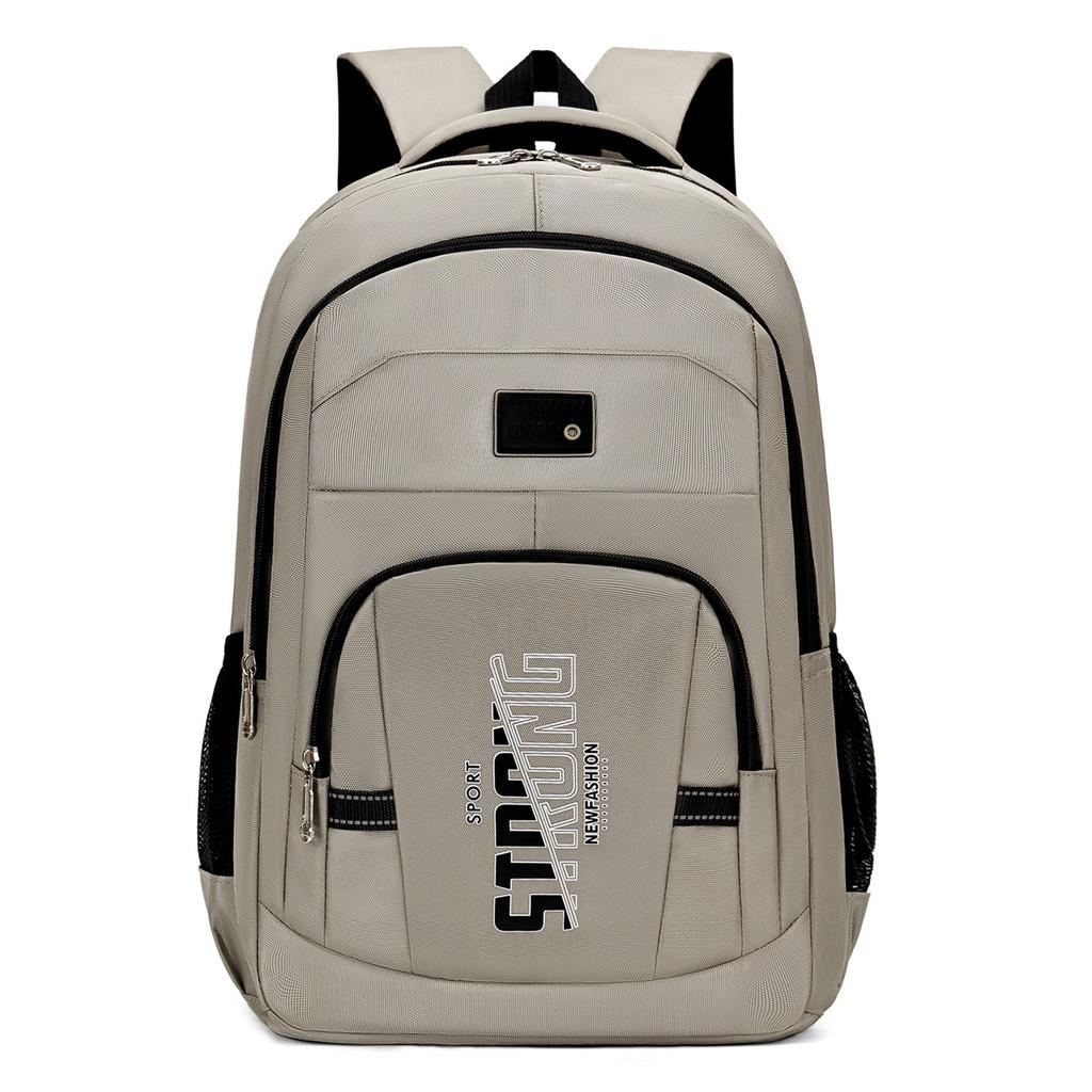 Unisex Casual Letter Laptop Backpack Business Bag For Travel And Daily Commutes