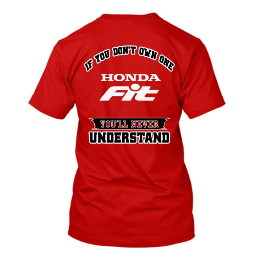 

Honda Mens and Womens Tshirt Honda Fit Summer Motorcycle Tee Racing Shortsleeved Spring Cycling Offroad Versatile Top S