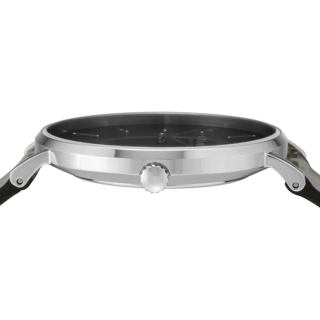 Watch CHARLES Black Dial Stainless Steel Quartz 41MM Watch 14602154 [Coach] Men's [Item]