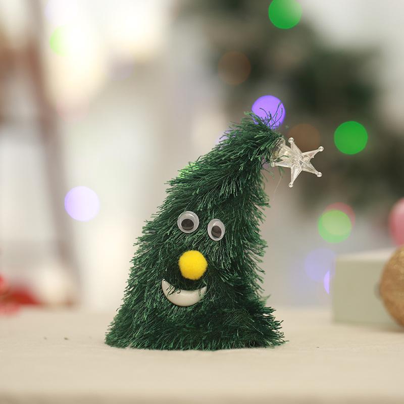 Electric Christmas Hat Funny Xmax Tree Toy Eye Catching Ornaments Dancing Christmas Supplies Xmax Creative Stuffed Animal Decor