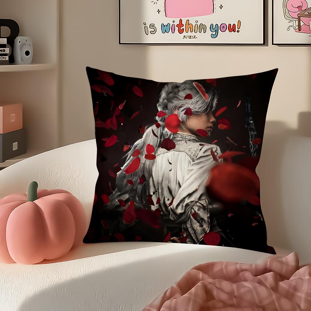 

SciFi Game CClair Obscur Expedition 33 Cushion Cover Pillowcase Short Plush Invisible zipper Room Sofa Cushion Cover 30X30cm