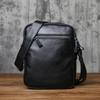 NZPJ Genuine Leather Men's Crossbody Bag  Top Layer Cowhide Capacity Multi-Functional Trendy Square Shape Shoulder Bag