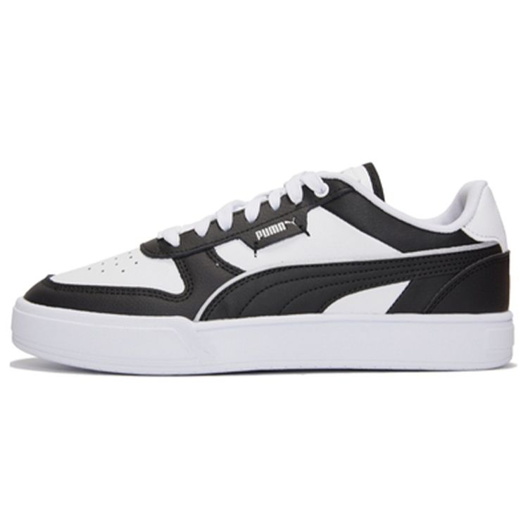 Puma Caven Dime White Black Unisex Sneakers Silver 384953-10