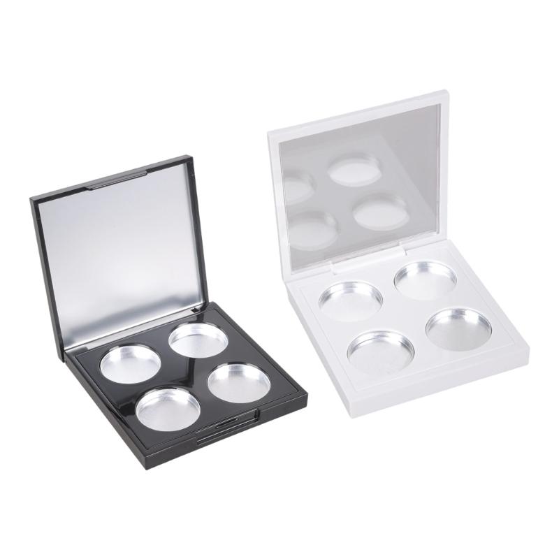 Multi Compartment Eyeshadow Storage Solution For 26.5mm Pans Magnetic Closure Cosmetic Organizers Box