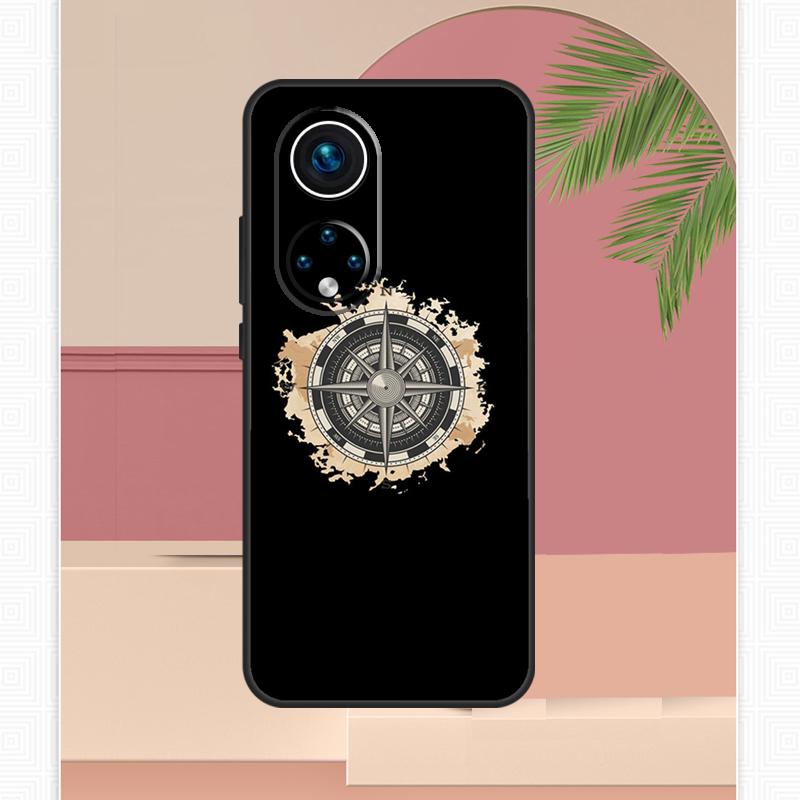 World Map Compass Nautical Case For Honor Magic 5 6 7 8 Pro Honor X9c X9b X9a X8b X8a X8c 50 70 90 400 200 Lite Cover