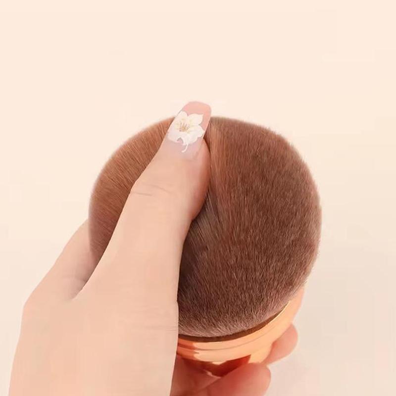 Brocha de Maquillaje Corporal Extra Grande Para Autobronceador, Bronceador de Maquillaje para Piernas, Forma Ovalada, Impecable, Brocha Kabuki, Brocha Kabuki para Base