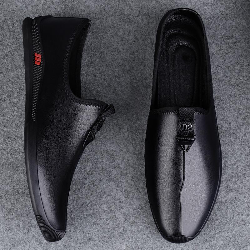 Fashion Fashion Genuine Leather Men's Casual Shoes Luxury Brand Formal Men Loafers Moccasins Italian Breathable Slip on Male Boat Shoes
